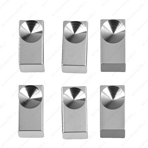 Chrome Locking Inserts Stainless Steel Tremolo Blocks For Floyd Rose System