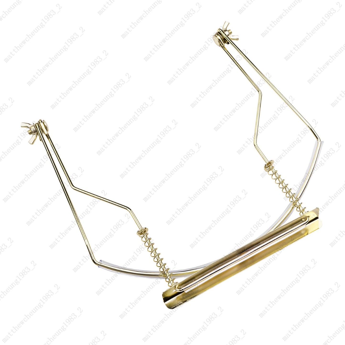 Professional 10 Holes Metal Harmonica Neck Stand Adjustable Harmonica Holder