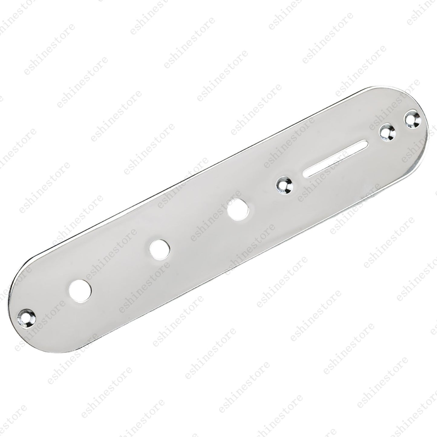 1 Piece Metal 3 Holes Chrome Electric Guitar Control Plate for Fender Telecater