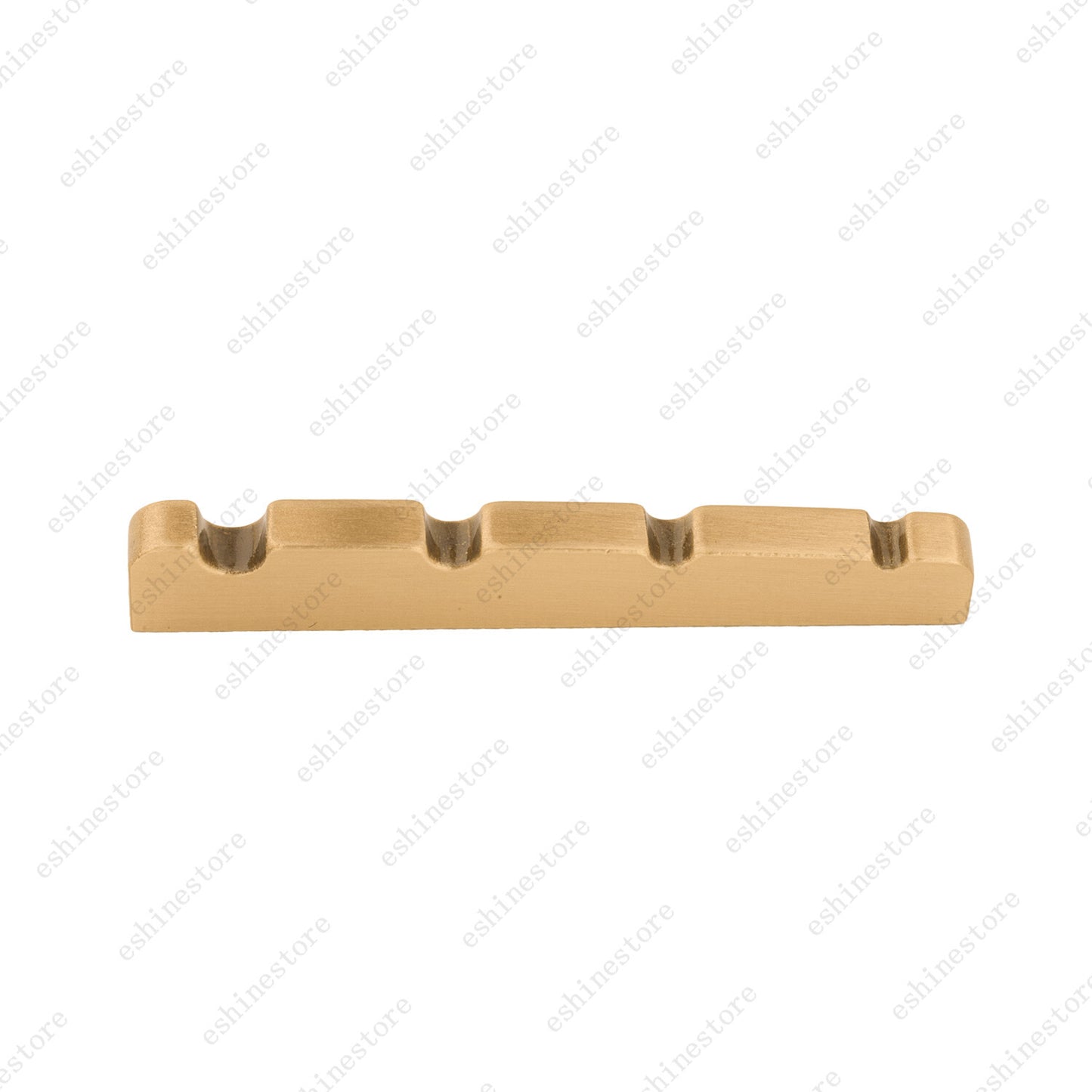 Pre-slotted 38mm 4 String Solid BRASS NUT For Fender JAZZ Bass FLAT Bottom