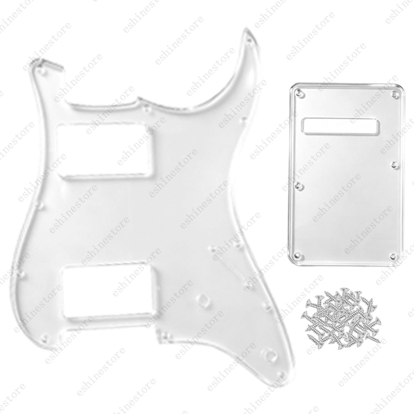 11 Hole HH 3 Ply Guitar Pickguard & Back Plate Multi Colors For Stratocaster