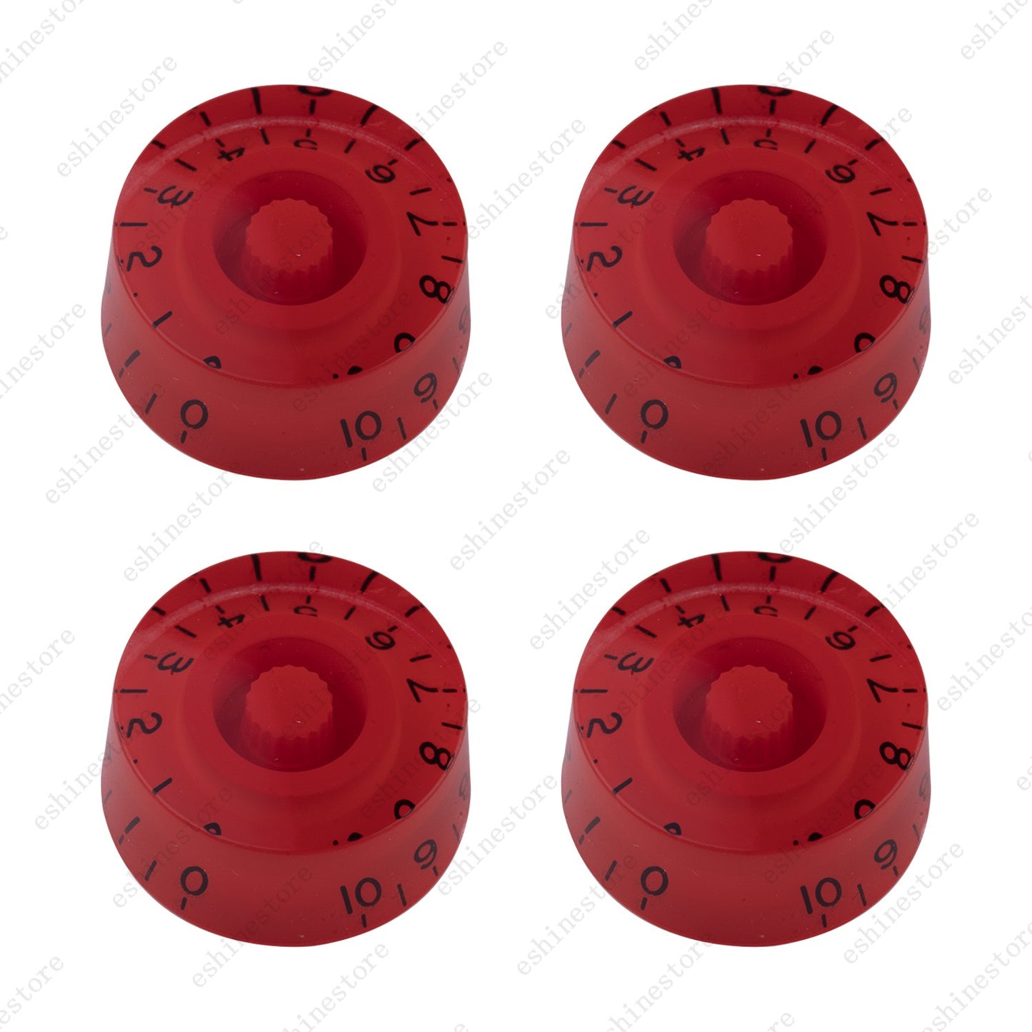 4 Pcs Guitar Control Knobs Speed Dial Knobs Left Hand for Les Paul SG Multicolor