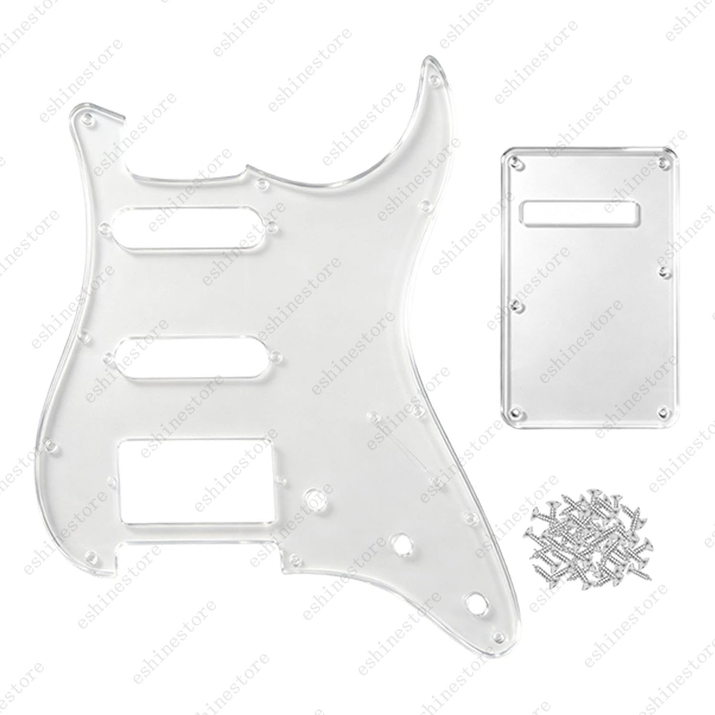 11 Hole SSH 3 Ply Guitar Pickguard & Back Plate Multi Colors For Stratocaster