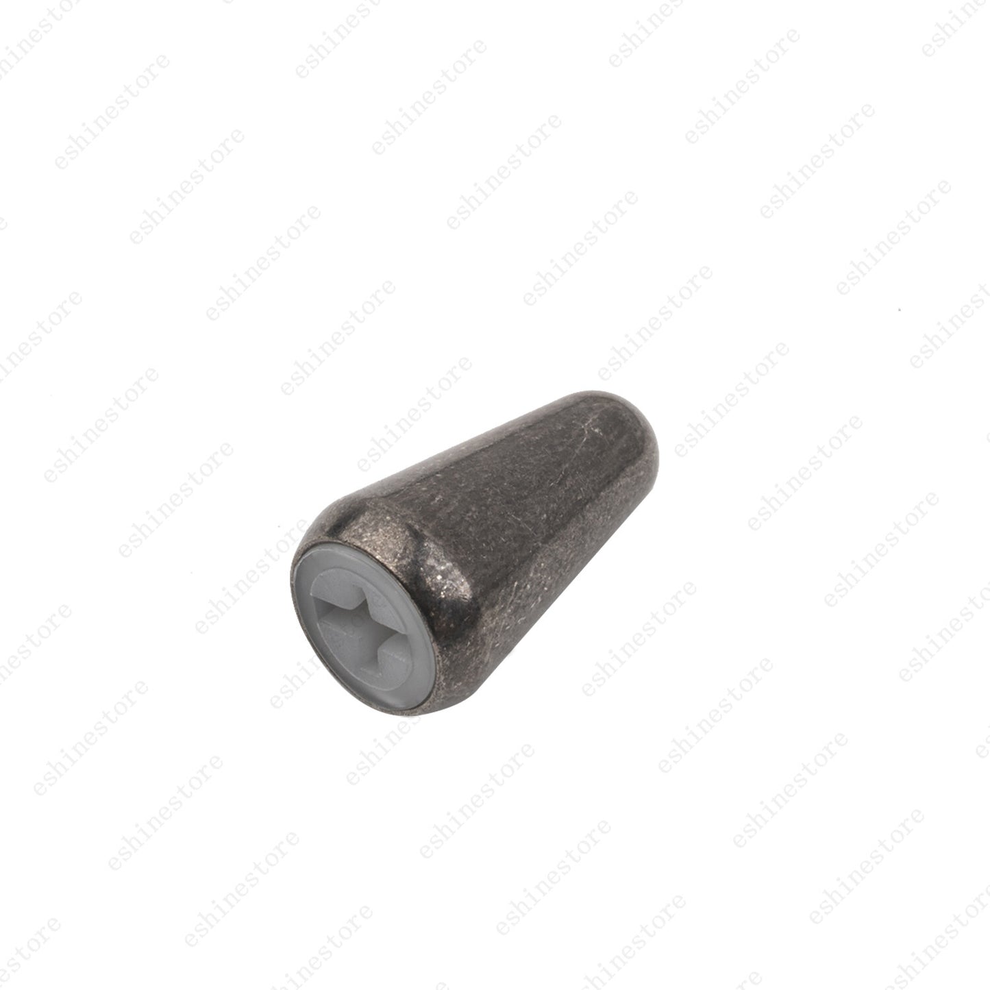2 Pcs Guitar 5 Way Switch Metal Tip Cap Switch Knob for USA Strat Gunmetal