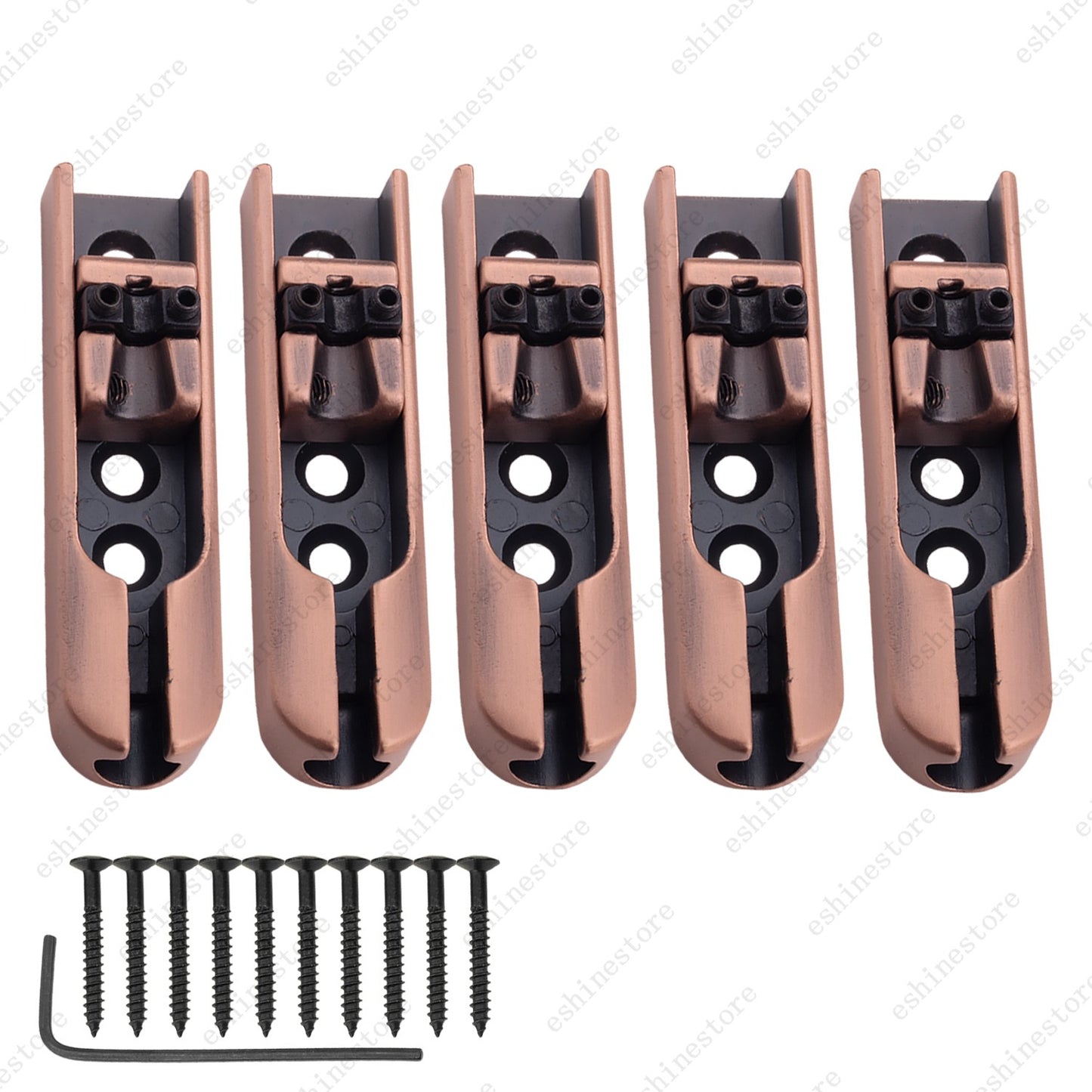 Electric Bass Individual Tailpiece Single String Bass Bridge w/ Wrench- 4 Colors