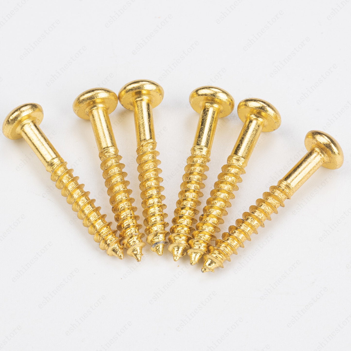 6 Pcs Tremolo Bridge Stainless Steel Screws 3.5*25mm For Fender Strat 3 Colors