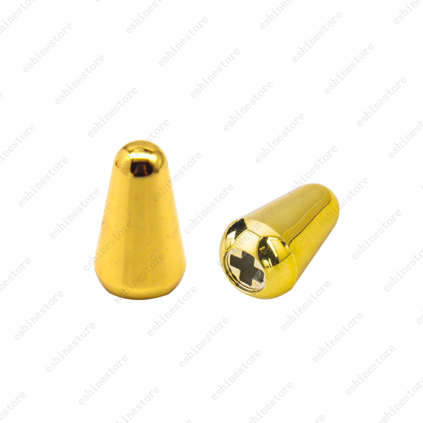2Pcs 5 Way Pickup Switch Tip Metal Plastic Switch Cap Switch Knob for Strat Tele