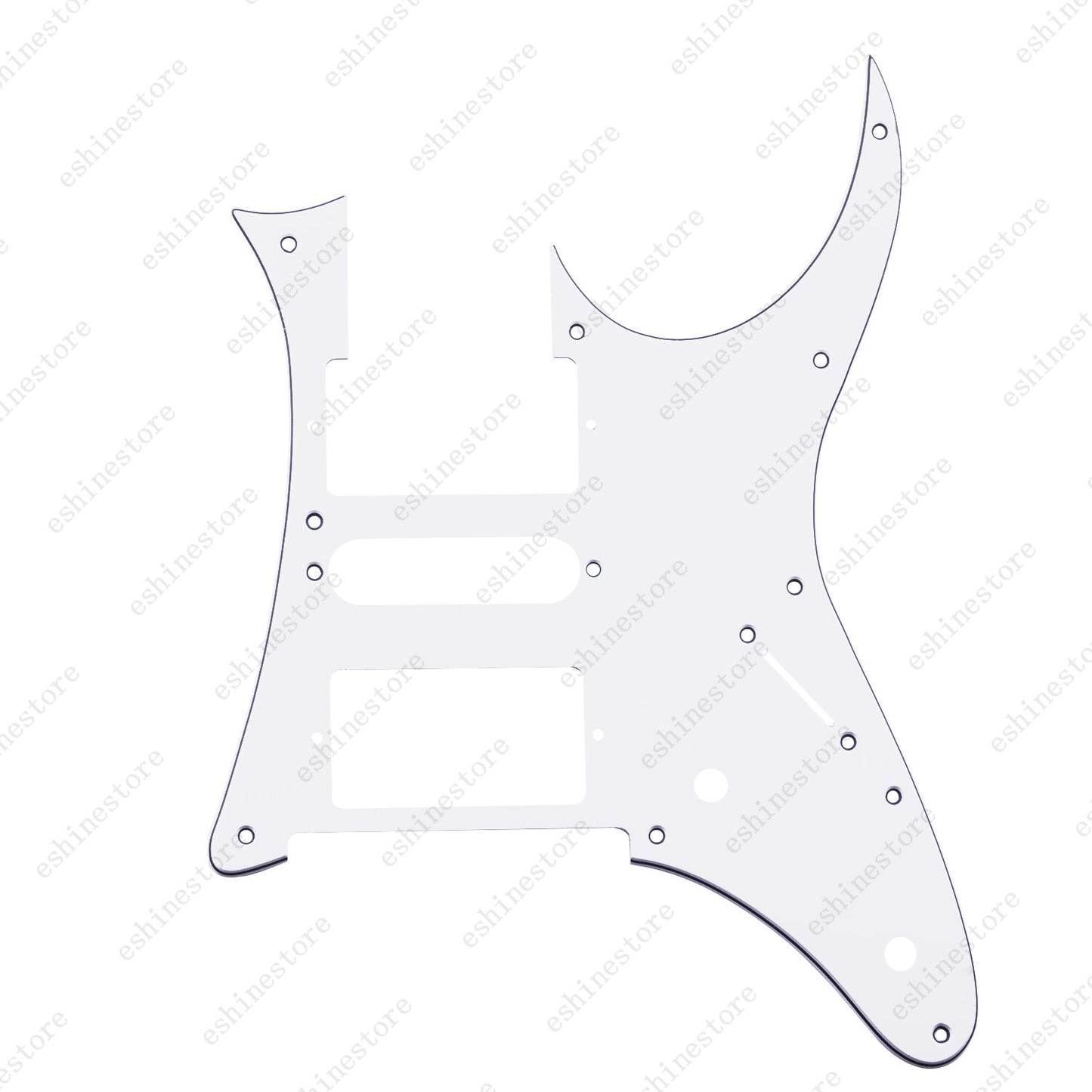 10 Hole Guitar Pickguard HSH Scratch Plate-3 Ply for Ibanez JEM RG Series Guitar