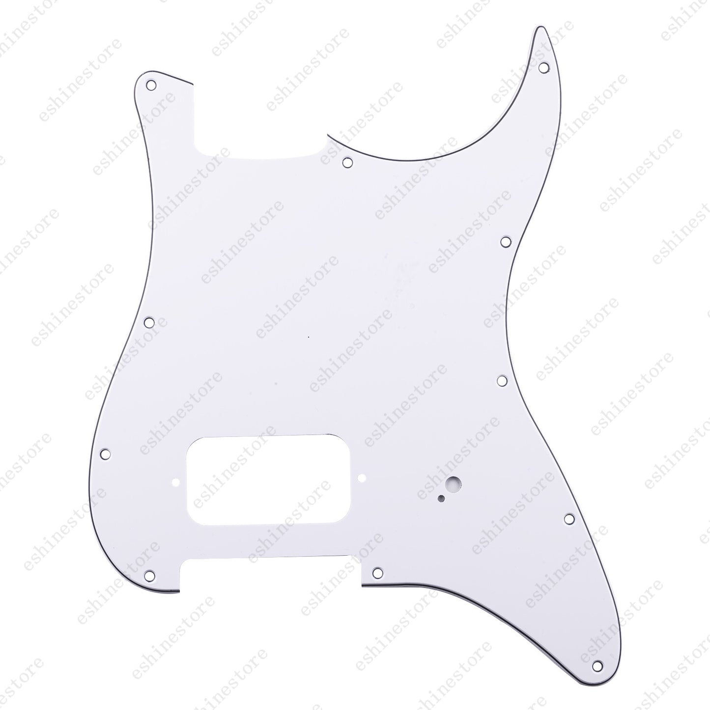 11 Holes Guitar Humbucker Pickguard Scratch Plate 3-Ply For Tom Delonge Strat