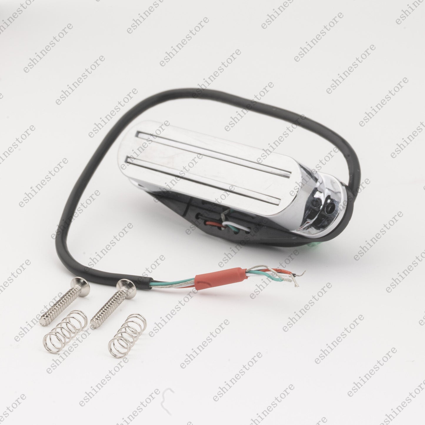 4 Wire Dual Rail Single Coil Mini Humbucker Pickup 9K For Strat Guitar 10 Colors