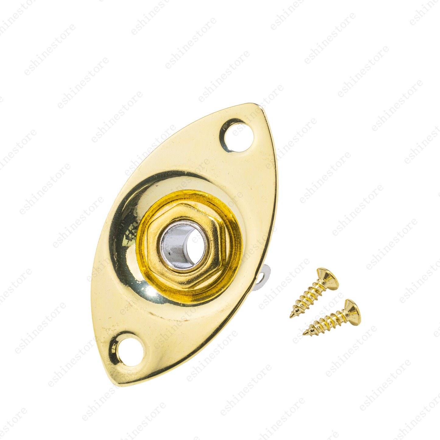 Electric Guitar Jack Plate Input Output Jackplate Oval For Telecaster Les Paul