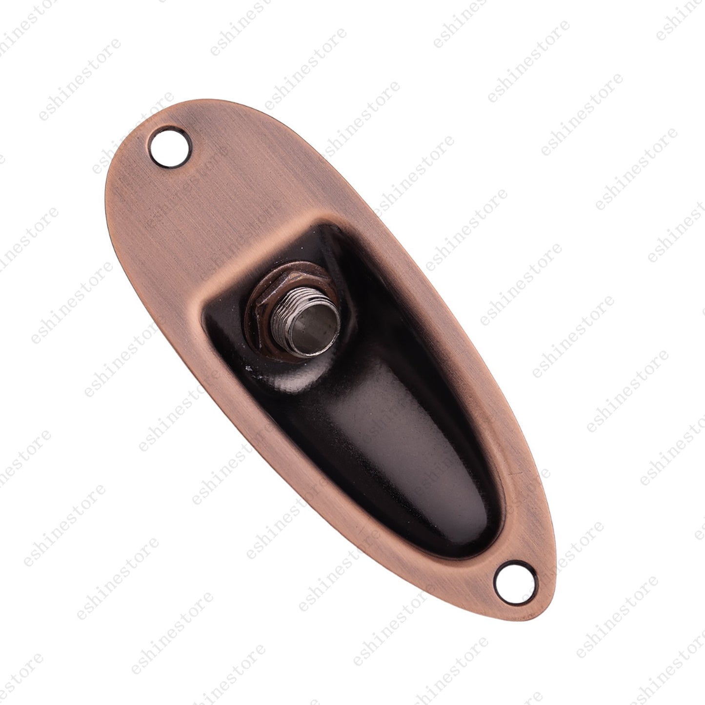Guitar Boat Style Jack Plate Input Output Socket with Screws for Fender Strat