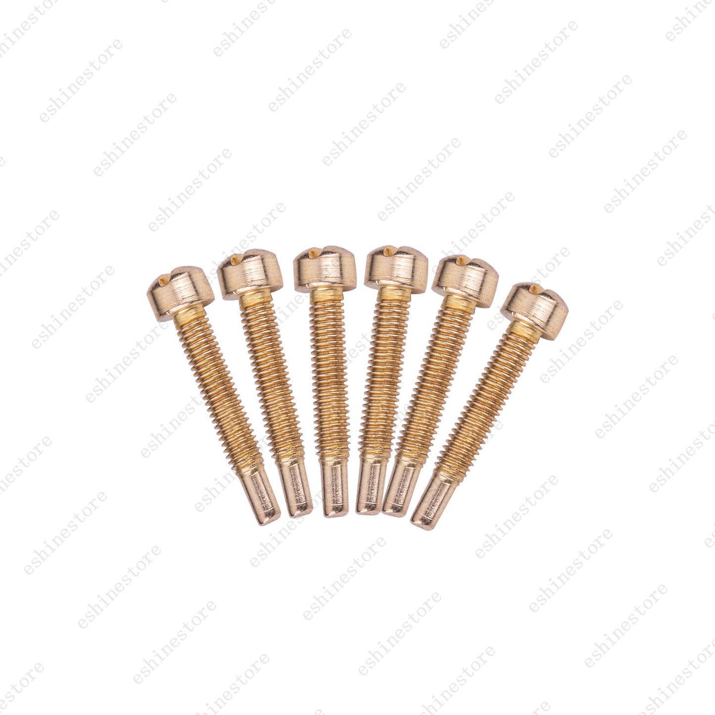 Set of 6 Electric Guitar Pole Piece Screws M3 x 21mm For Humbucker P90 PAF