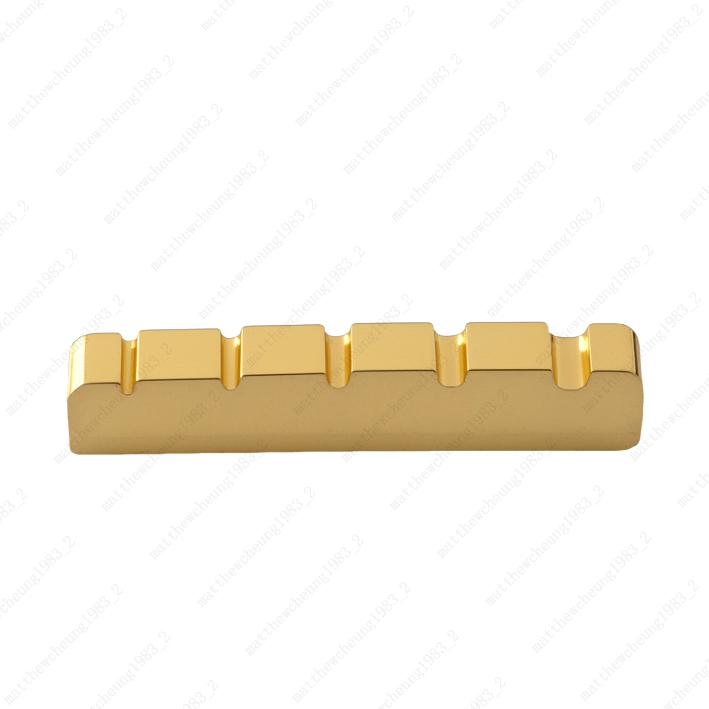 1 Set of 5 String 45x6x8.8MM Pre-Slotted Brass Nut For Electric Bass Guitar