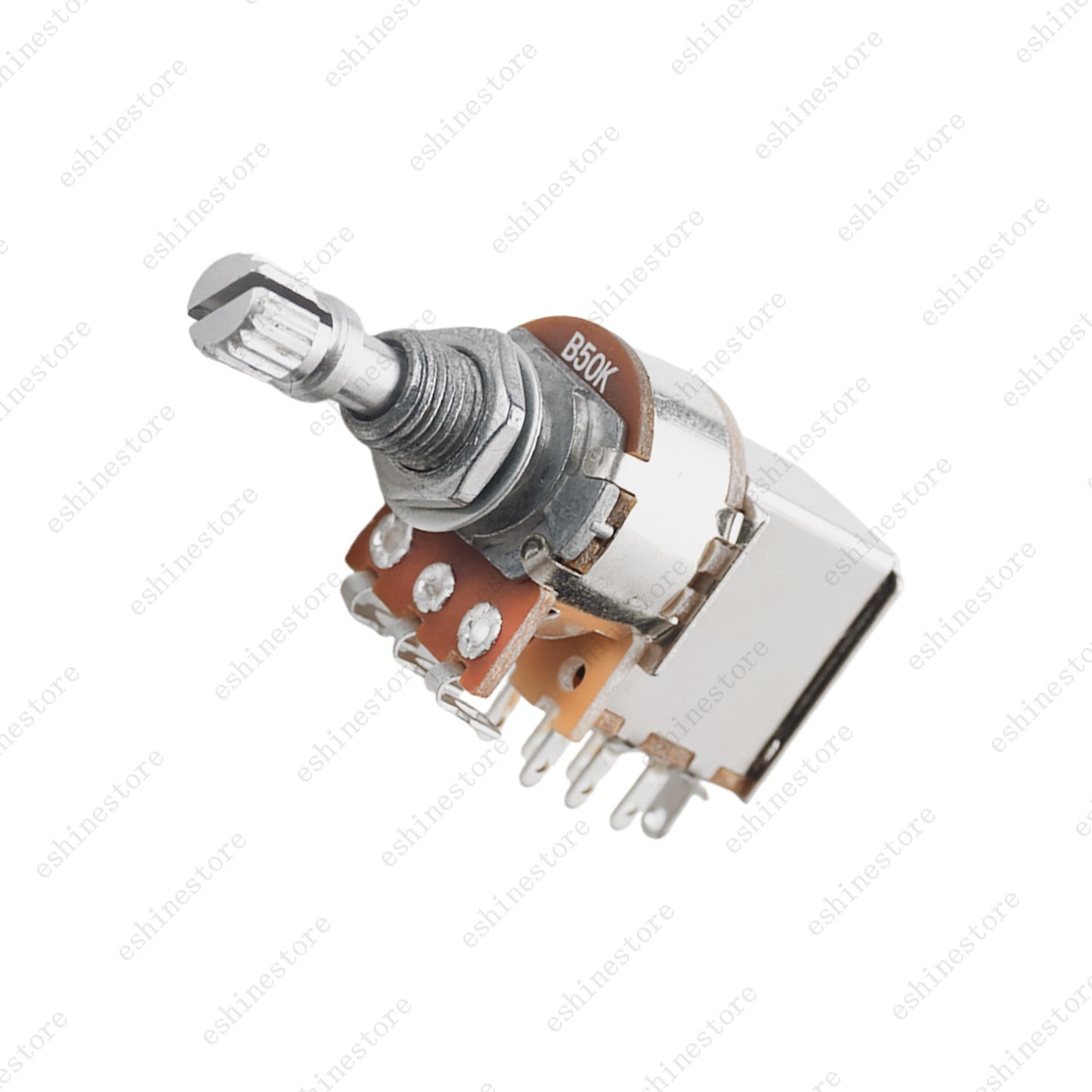 1pc Guitar Push Pull Potentiometer 18-Split Long Shaft - A/B/25K/50K Tone Volume