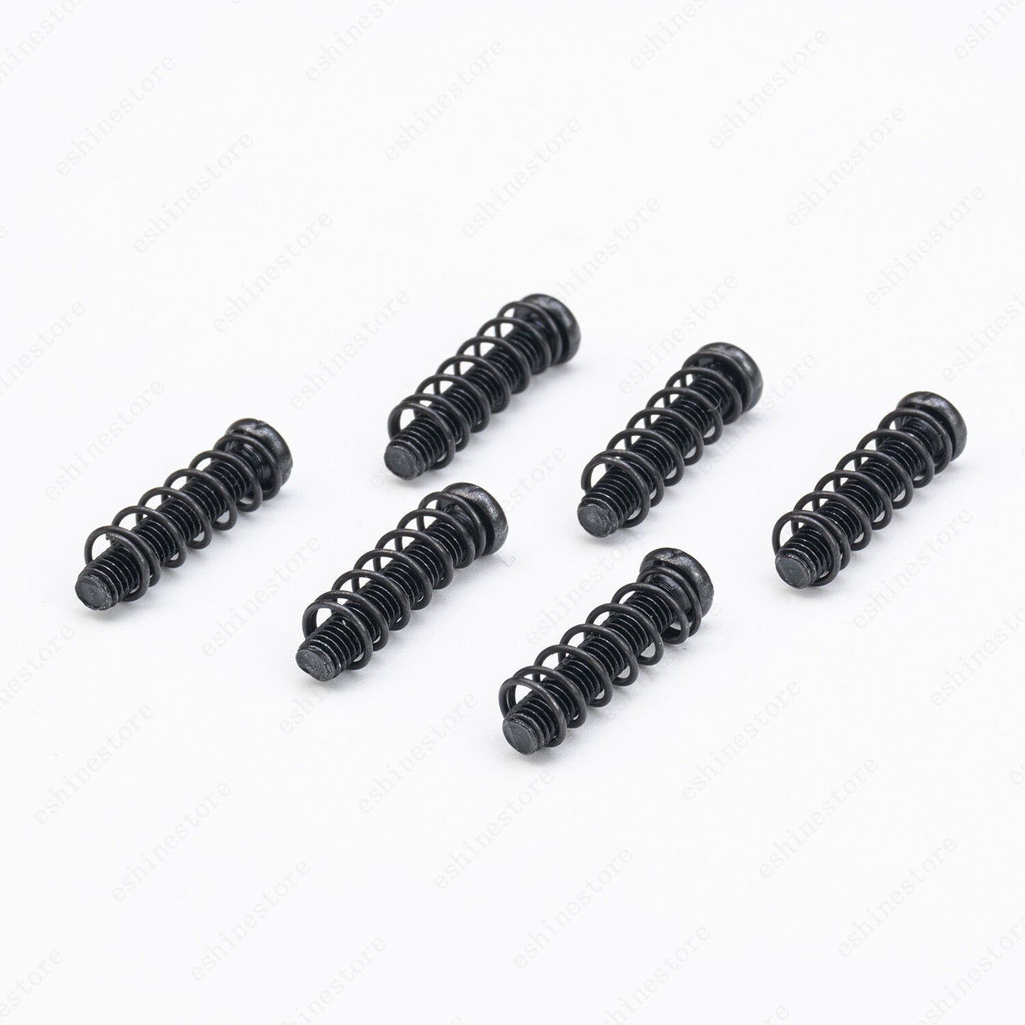 Guitar saddle screws and springs for bridge or tremolo M3 x 18mm in 3 Colors