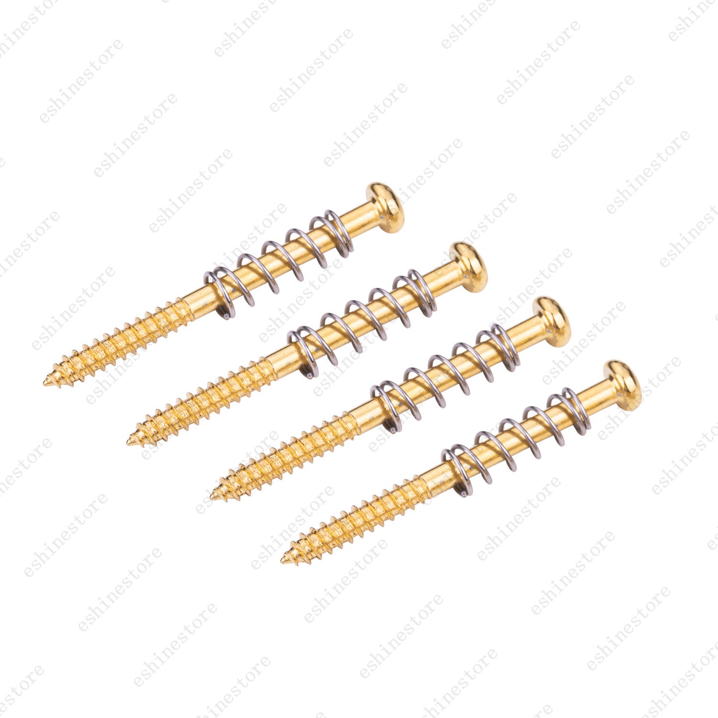 4Pcs M3x38mm Electric Guitar Pickup Screws Springs For P-90 P J Bass