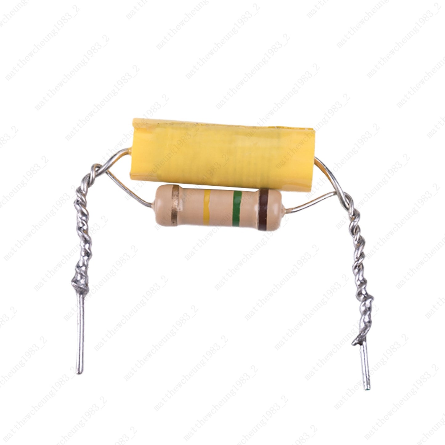 2x Treble Volume Bleed Circuit (Yellow Axial Film Cap .001uF Cap&150K Resistors)
