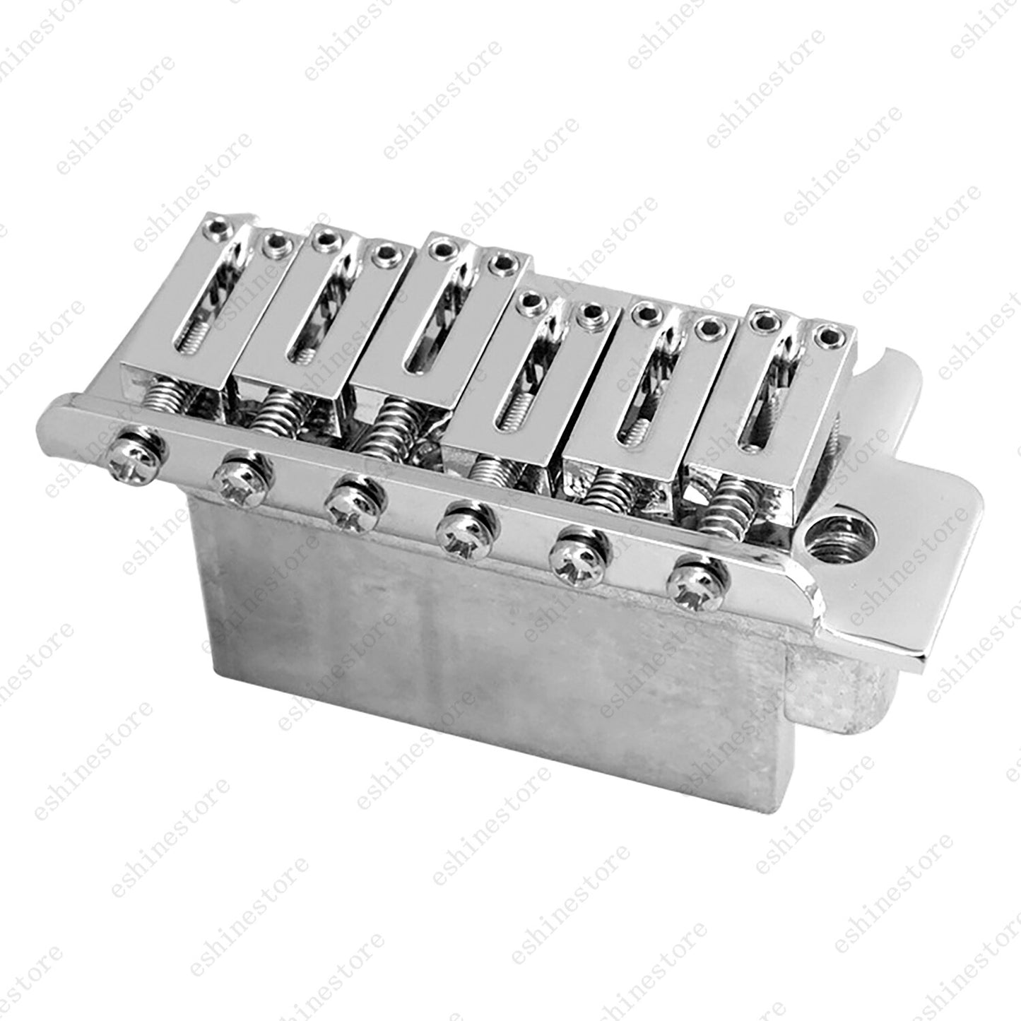 10.3mm Electric Guitar Bridge Chrome 2 Point Tremolo Bridge Full Block for Strat
