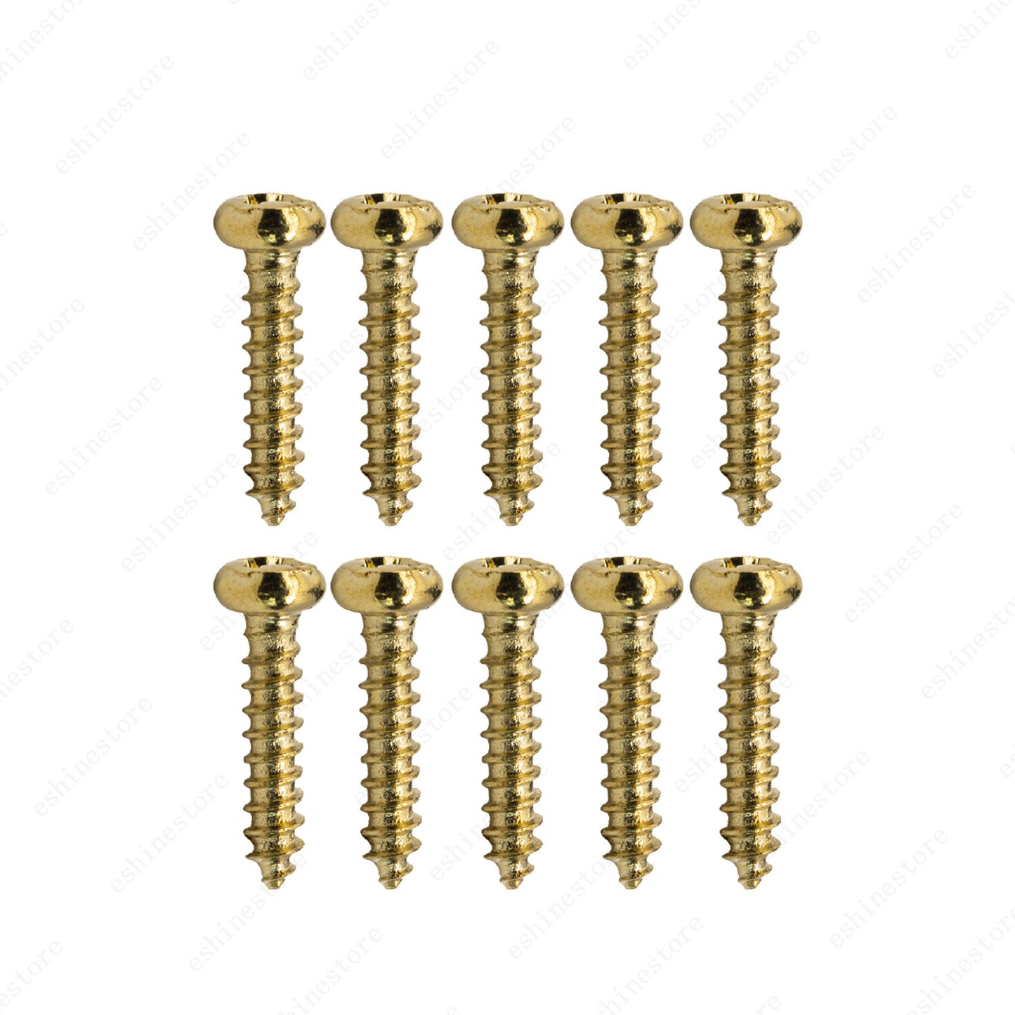 10 Pcs 2x10mm Guitar Truss Rod Cover Screws For Gibson Epi Les Paul 3 Colors
