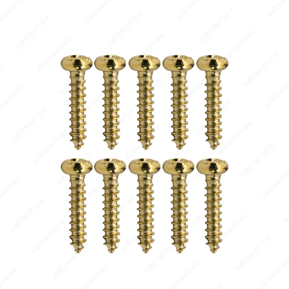 10 Pcs Tuning Peg Tuning Key Screws Machine Heads Guitar Tuner Mounting Screws