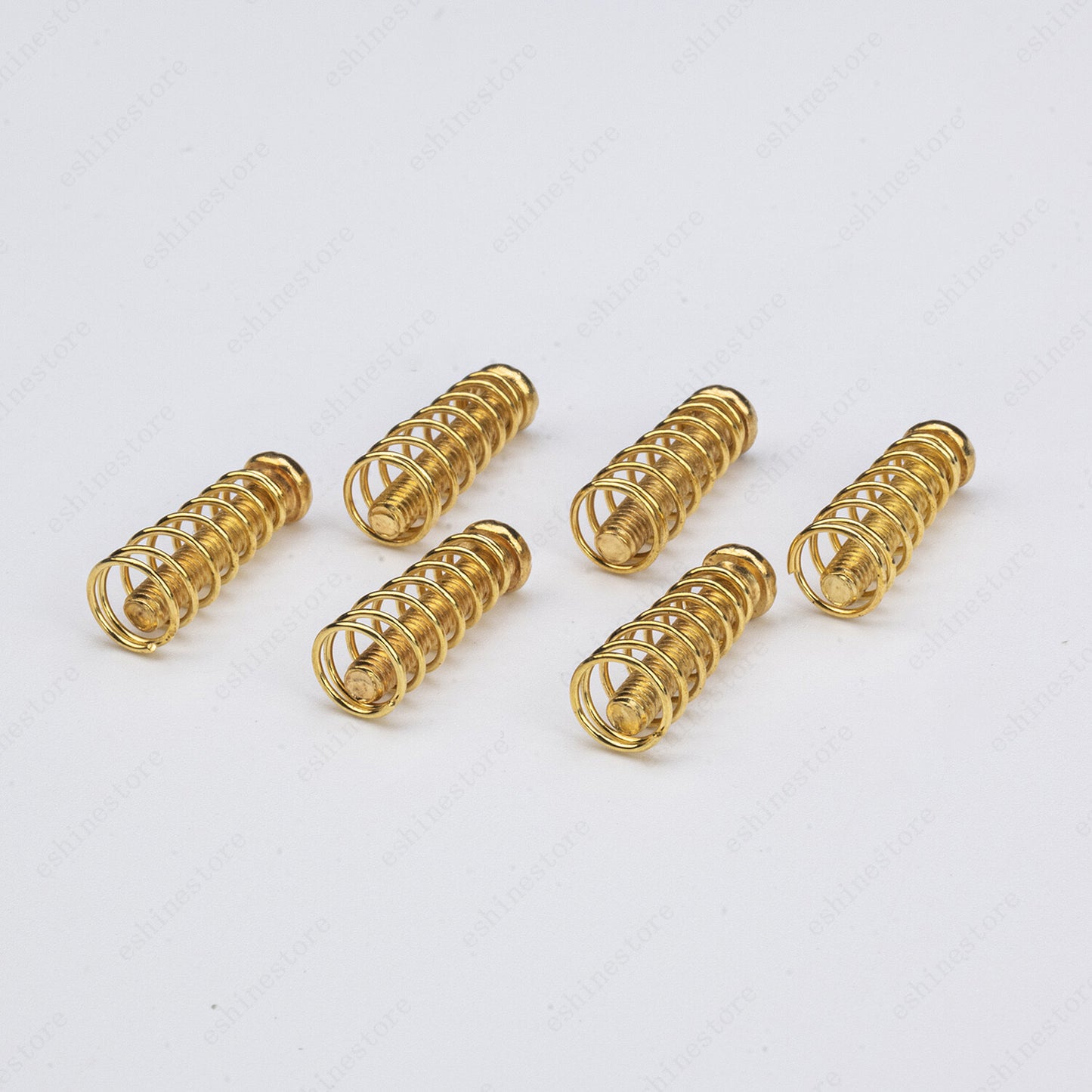 Guitar saddle adjusting screws and springs for bridge or tremolo 3mm x 18mm