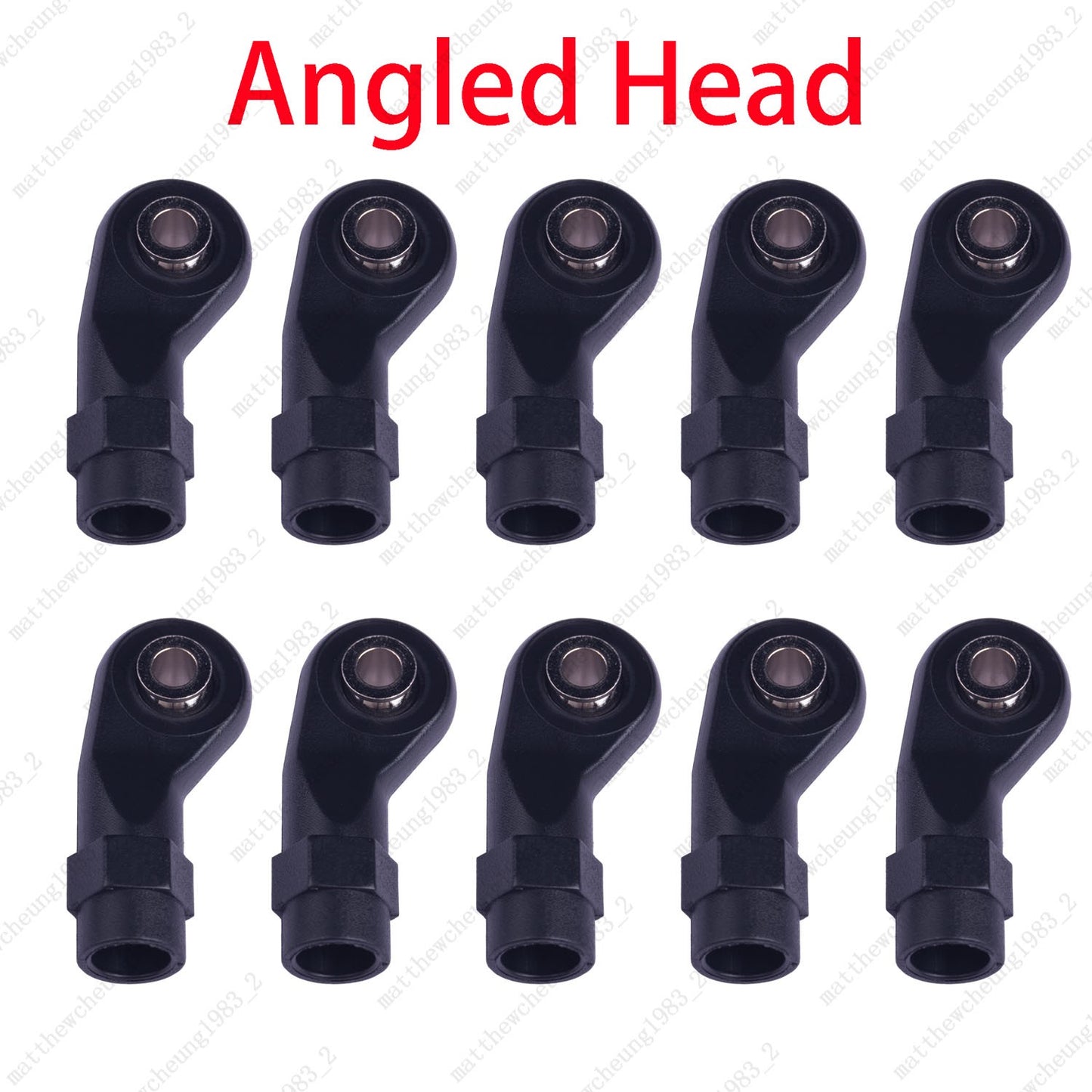 10PCS 1/10 M4 CW/CCW Precision Nylon Tie Rod Ball Head for RC - 4 Types Options