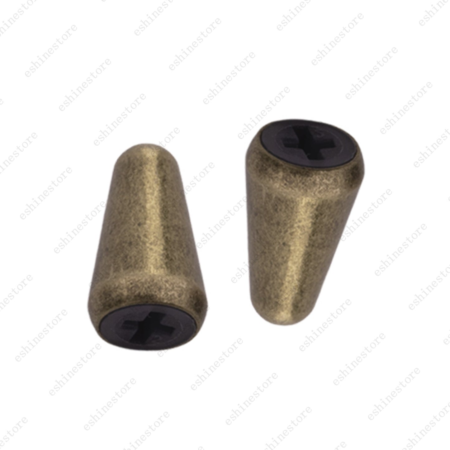 2 Pcs Guitar 3-5 Way Switch Metal Tip Cap Switch Knob For Fender Stratocaster