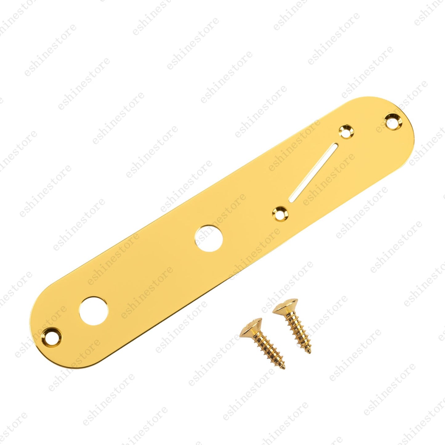 1 Piece Metal Control Plate 32mm with Angled Switch Slot for Fender Telecater