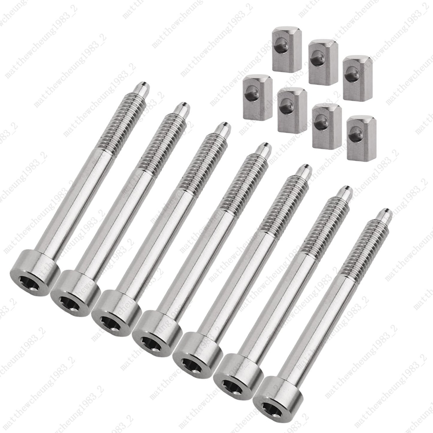 Guitar Double Lock Tremolo Titanium String Screws Insert Block for Floyd Rose