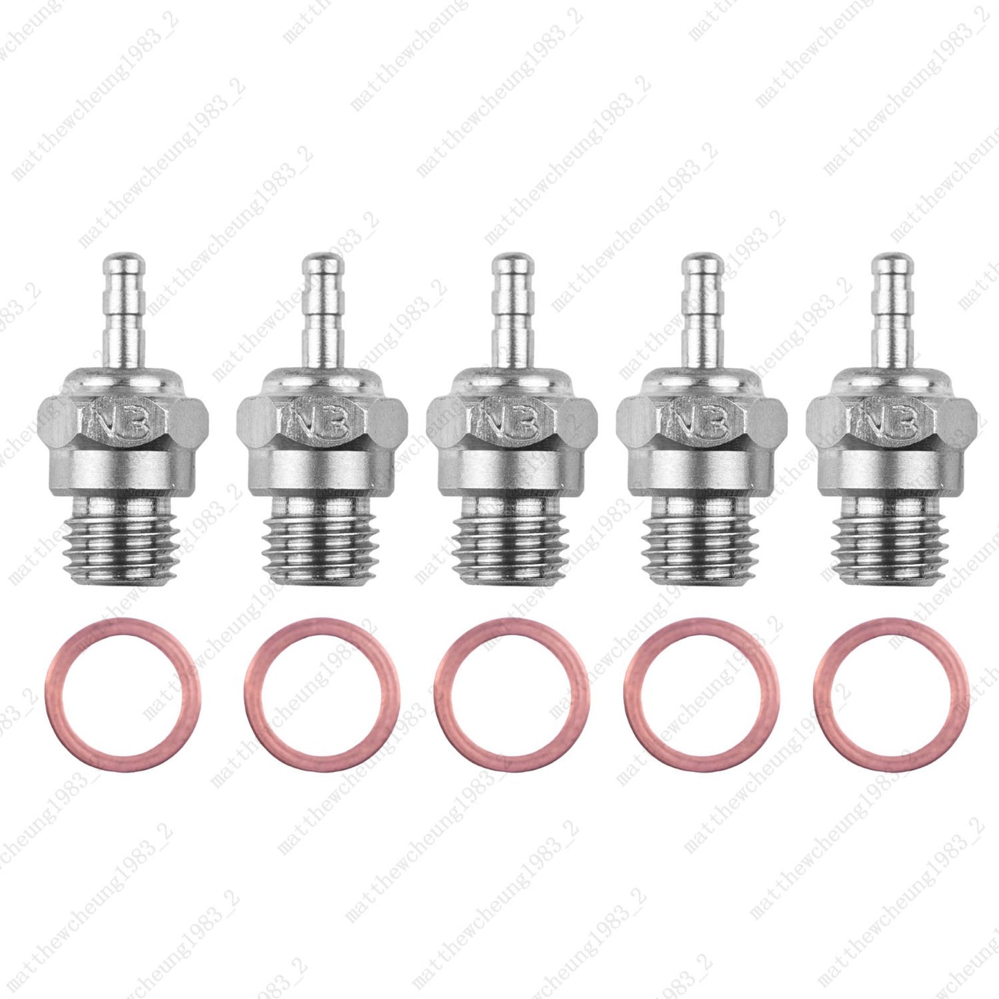 Steel Universal N3 Spark Plug for RC - Methanol Fit,8mm Hex,17.2mm HT,1/2/5pcs