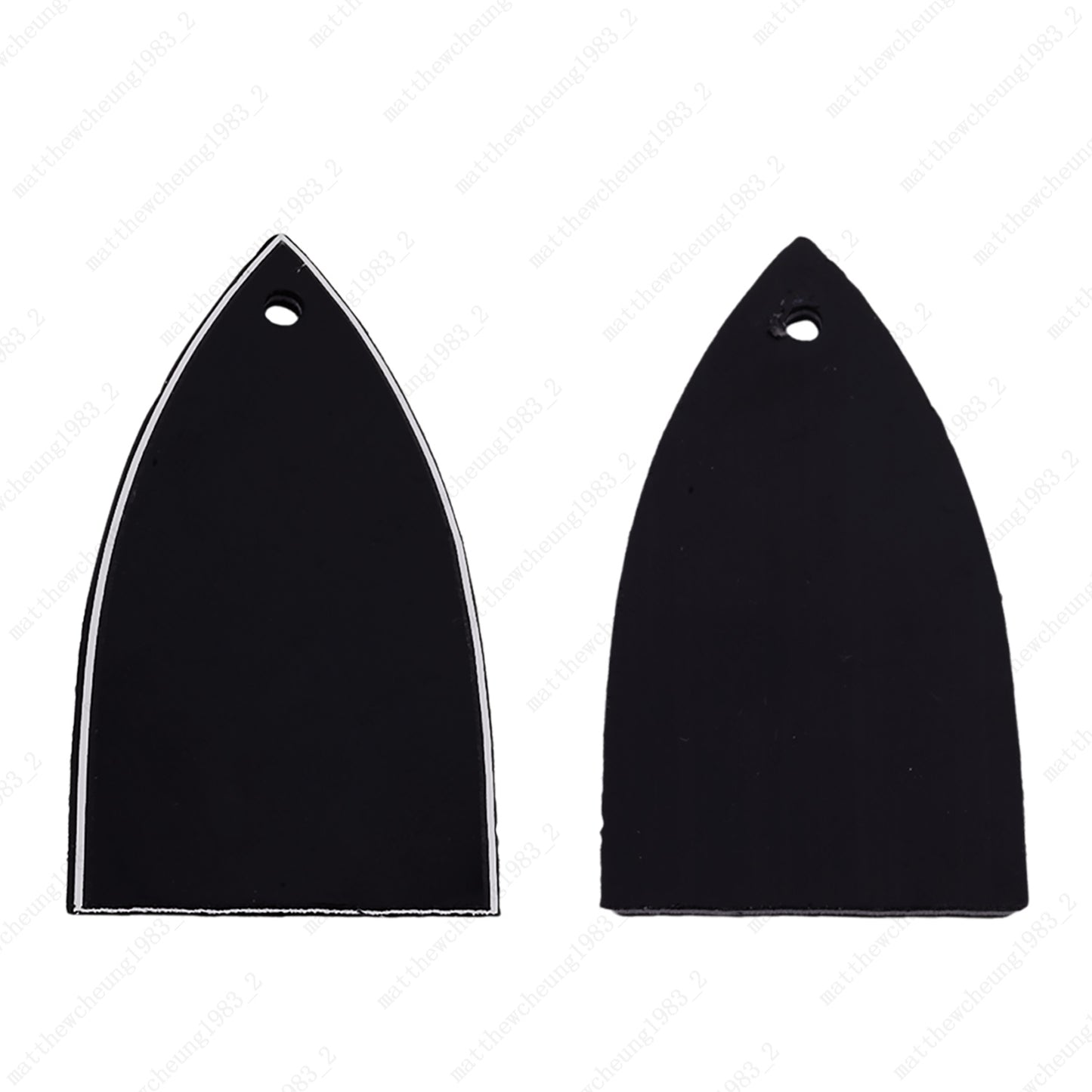 GUITAR TRUSS ROD COVER Custom Engraved For PRS USA - PERSONALIZED TEXT Black
