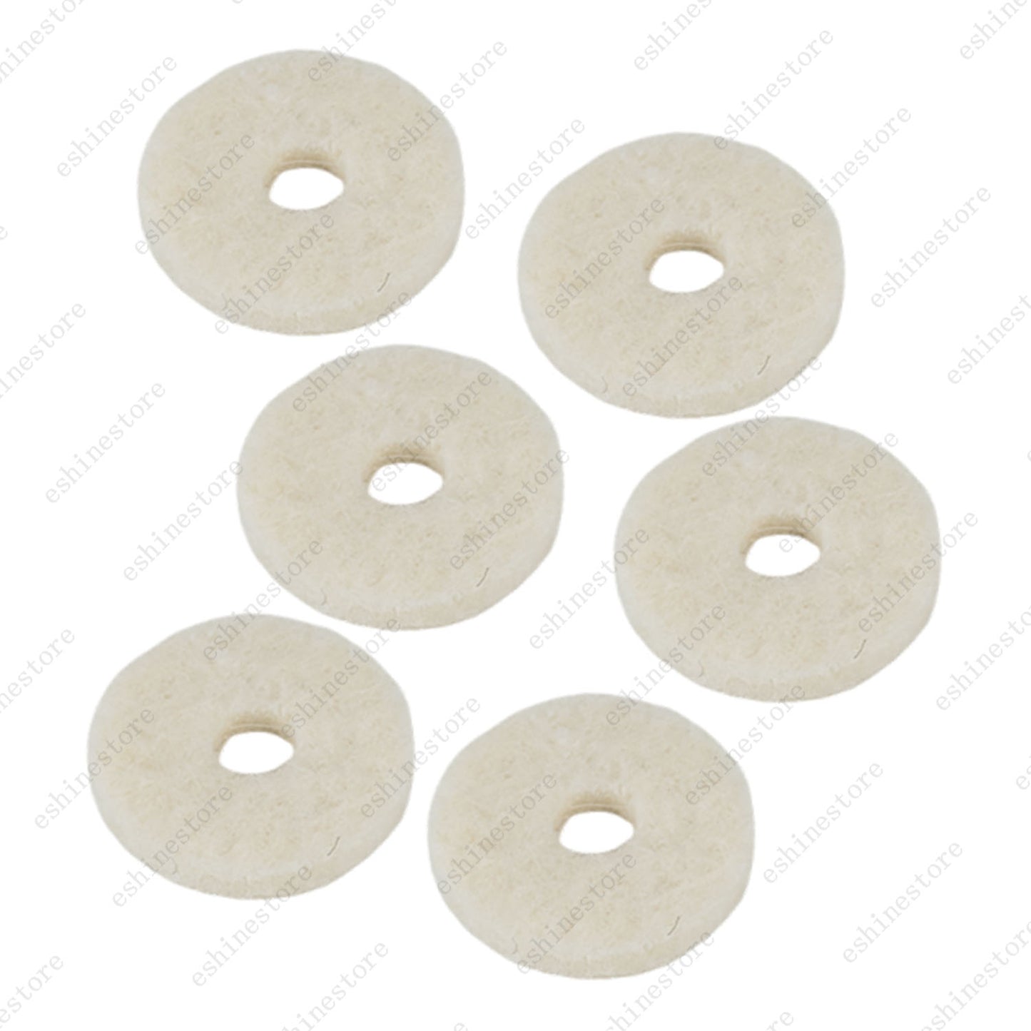 2/4/6 Pcs Strap Locks & Buttons Felt Washers for Electric Guitar & Bass 2 Colors