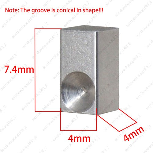 Chrome Locking Inserts Stainless Steel Tremolo Blocks For Floyd Rose System