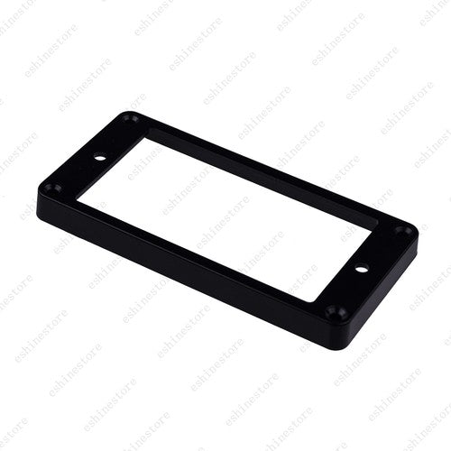 2 Pcs Plastic Flat Bottom Humbucker Pickup Rings Guitar Bridge Neck Frame For LP