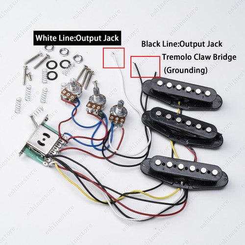 11 Hole SSS Strat Style Loaded Pickguard For Stratocaster Various Colors US SHIP