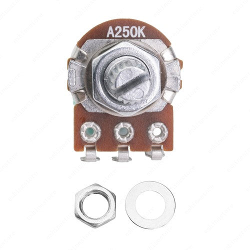 5x A250k Guitar Audio Mini Pots with 15mm Short Shaft Volume Tone Taper Pots