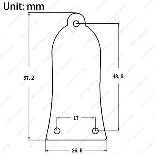 1 Pcs 3 Hole 3 Ply Cover Truss Rod Plate For Epiphone Les Paul Guitar