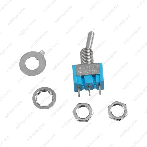 1/3/5 SPDT Blue 3-Way 3 Pin ON OFF ON Guitar Mini Toggle Switch Car/Boat Switche