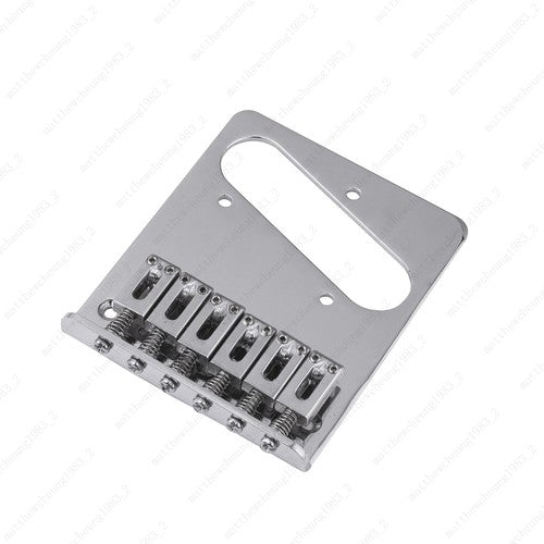 6-Saddle Modern Tele Bridge Assembly For Fender Telecaster Style Electric Guitar