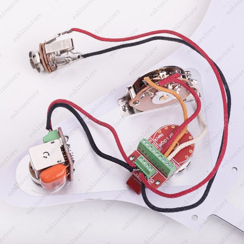 Solderless HH Wiring Harness Brass Shaft Pots Push-Push Coil Splitting for Strat