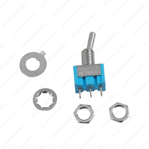 1/3/5 SPDT Blue 3-Way 3 Pin ON OFF ON Guitar Mini Toggle Switch Car/Boat Switche