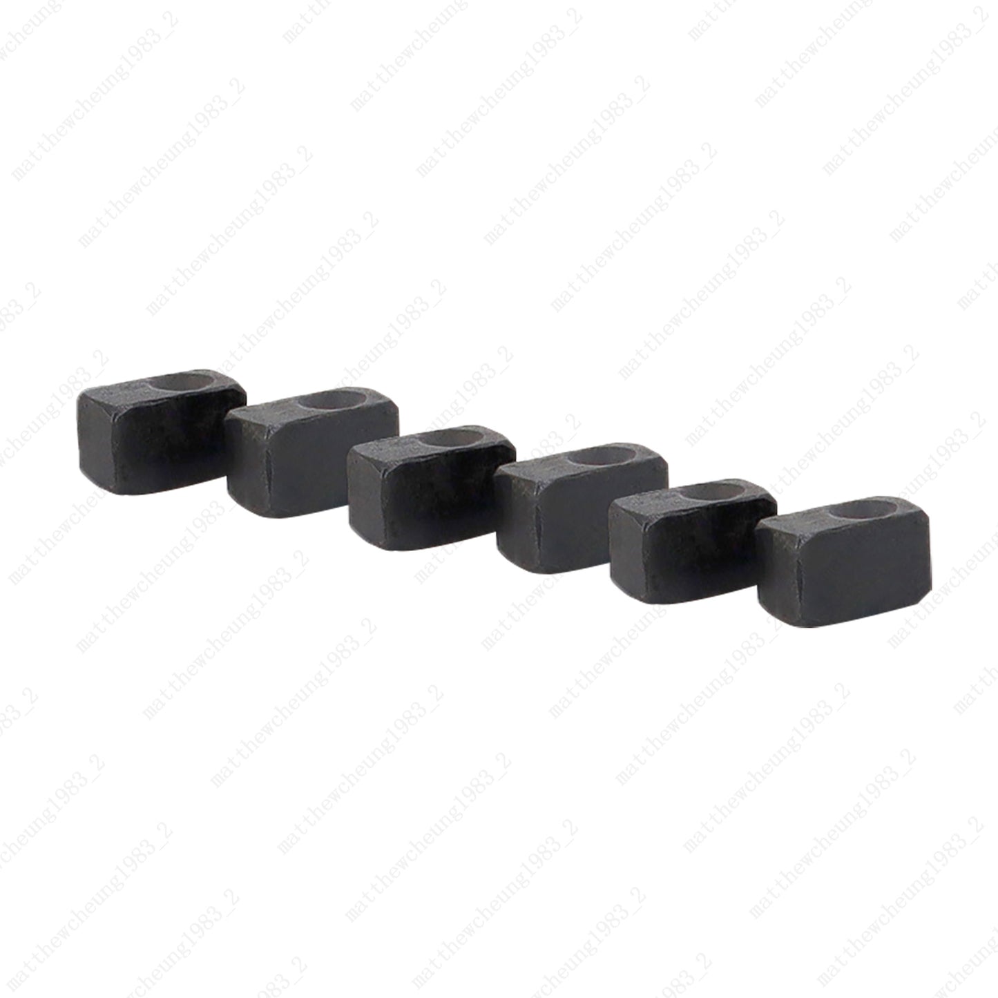 6 Pcs Stainless Steel String Lock Insert Blocks For Floyd Rose Tremolo System