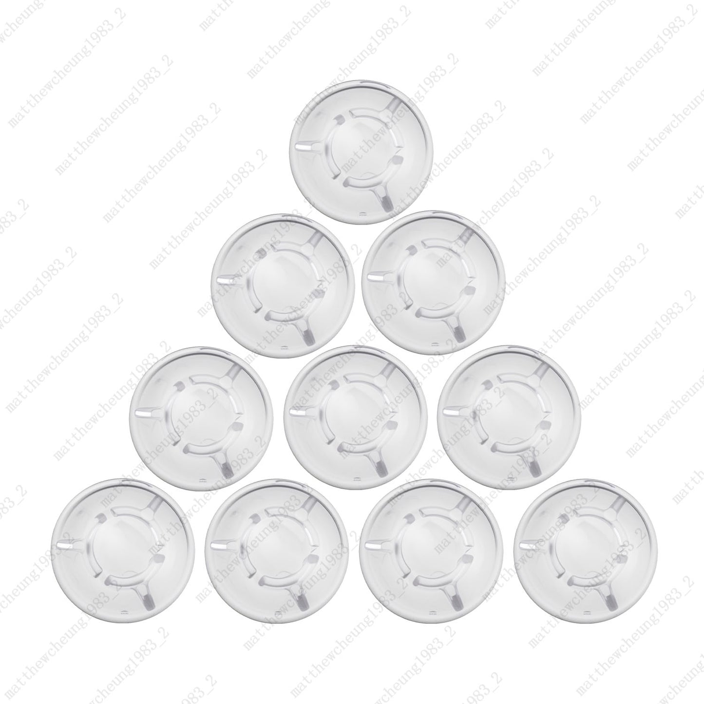 10pcs Mushroom Plastic Guitar Effect Pedal Footswitch Toppers Foot Nail Cap