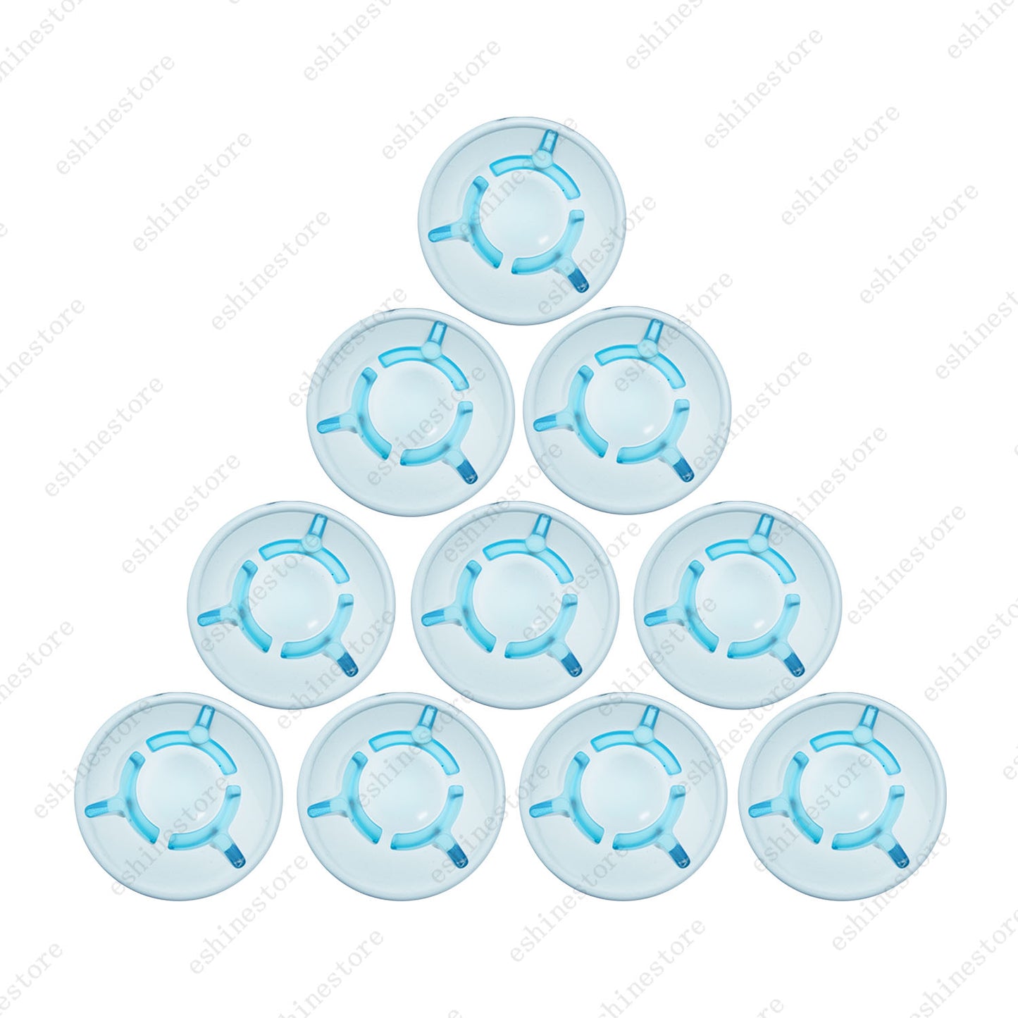 10Pcs Mushroom Shape Guitar Effect Pedal Footswitch Toppers Foot Nail Caps