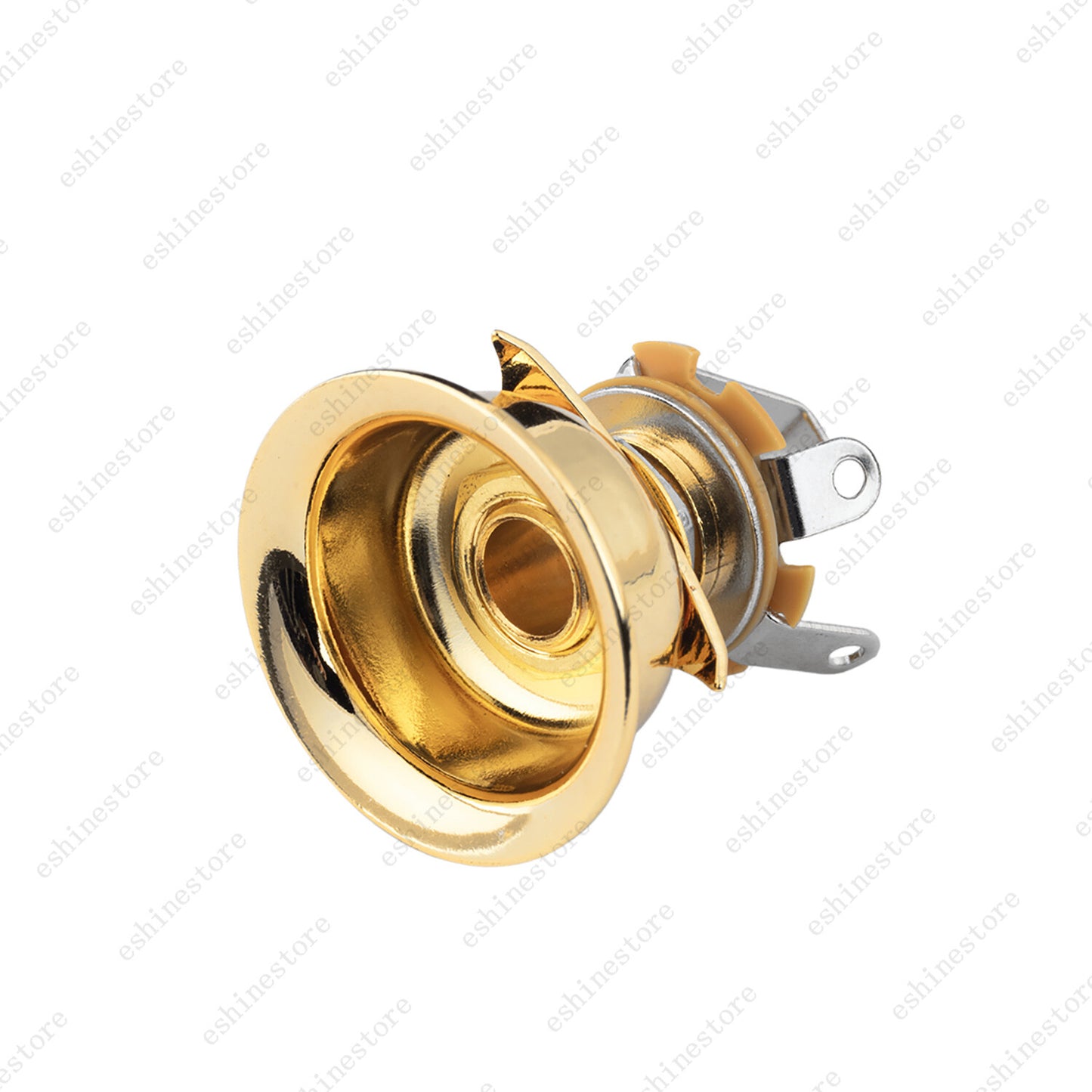 Guitar Recessed Cup Jack Plate Input Output Socket for Fender Telecaster 3Colors