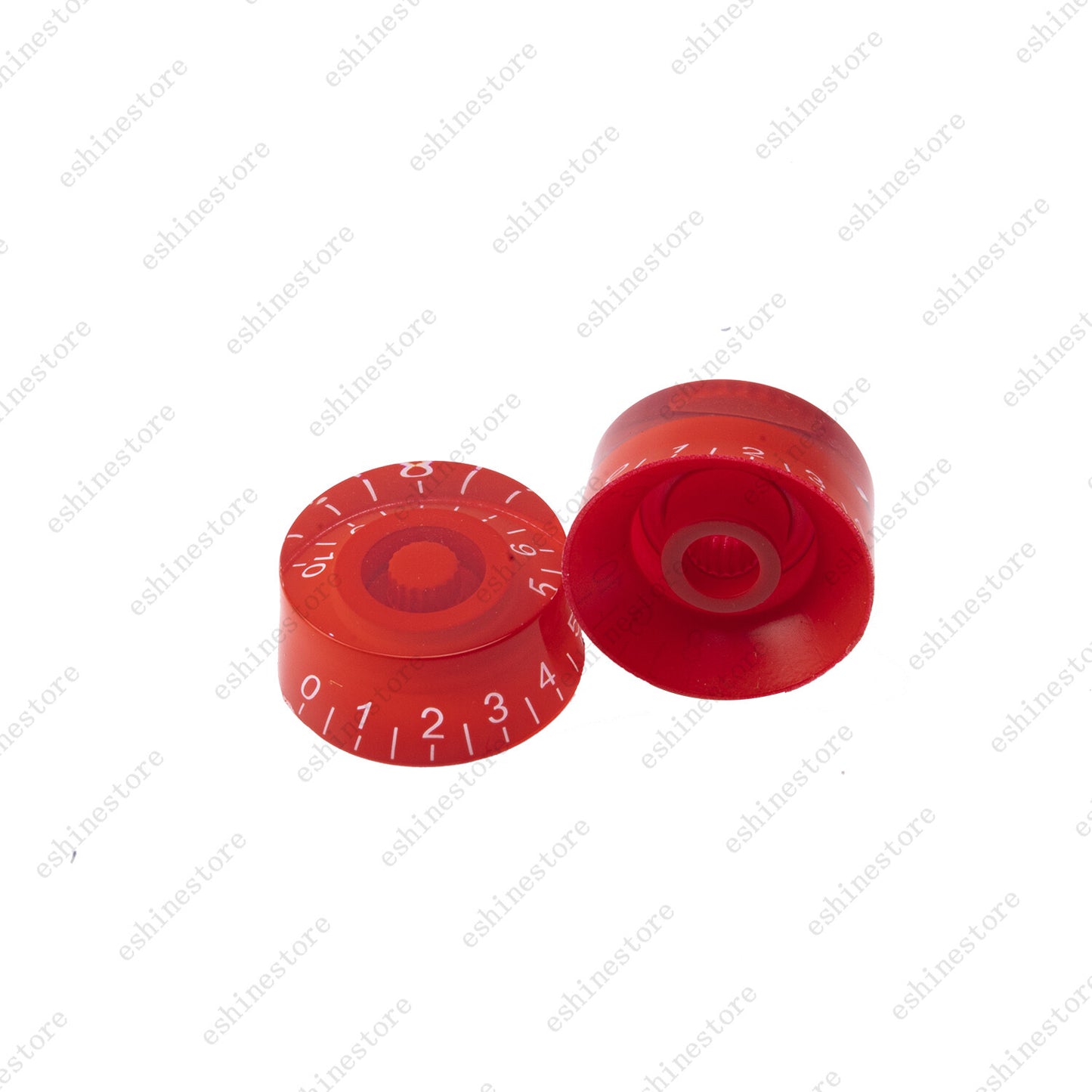 4 Pcs Red Eectric Guitar Control Knobs Speed Dial Knobs For Les Paul SG