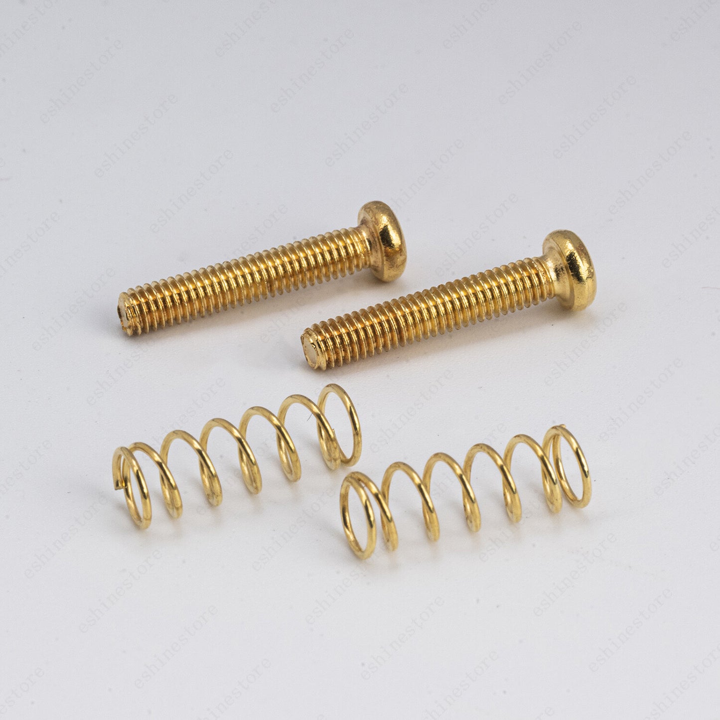 Guitar saddle screws and springs for bridge or tremolo M3 x 18mm in 3 Colors