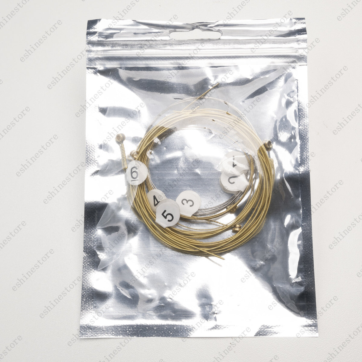 1-3 Set of 6 Guitar Strings Replacement Steel String For Acoustic Guitar 1st-6th
