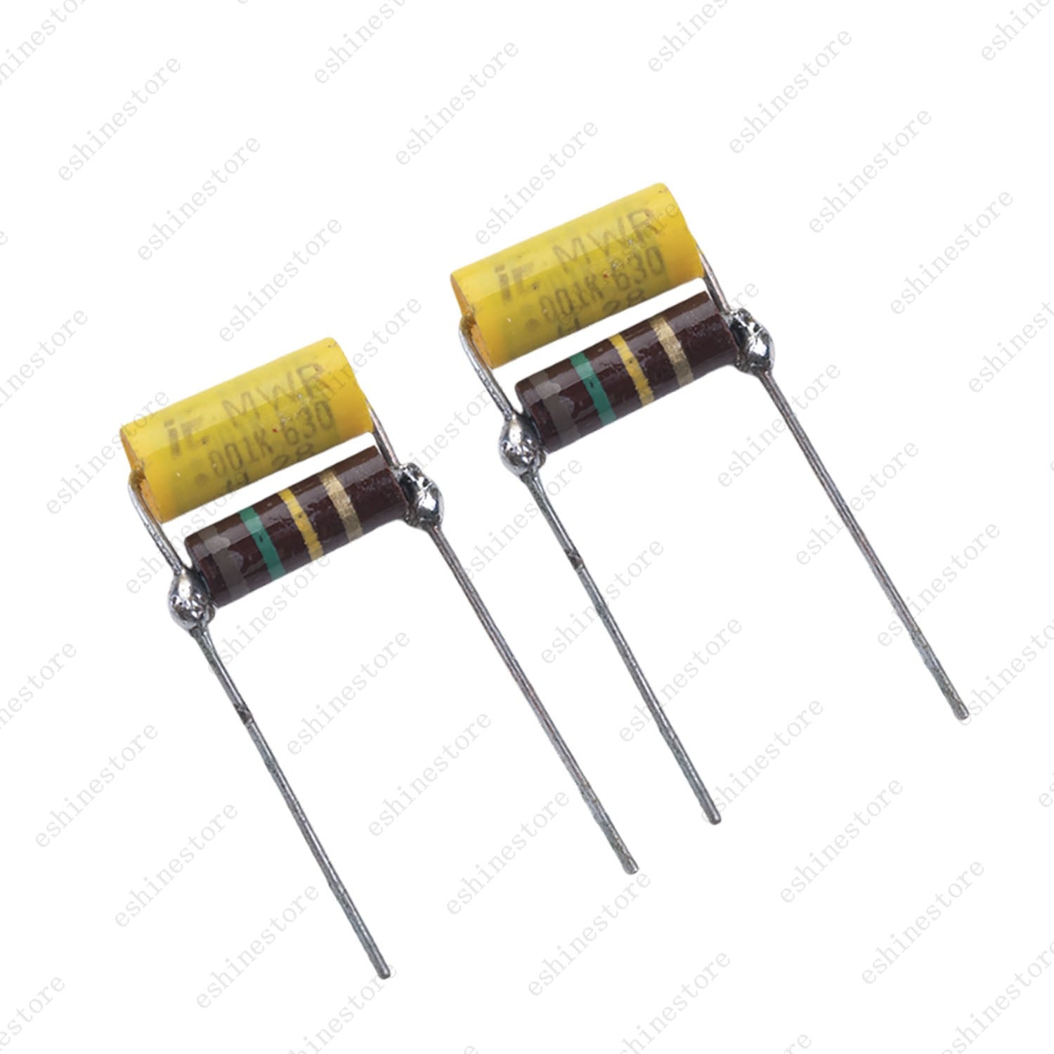 2x Treble Volume Bleed Circuit Kit Axial Film Cap .001uF 630V Cap &150K Resistor